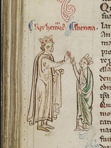 III. Henrik és Provence-i Eleanor házassága a Historia Anglorum-ból, Chronica majora