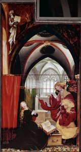 Angyali üdvözlet, Issenheim oltárképe (olaj, tábla