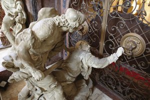 Szent Vencel meggyilkolása (márvány)