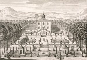 Ház és kert, 1715 alkotó: Matthias Diesel
