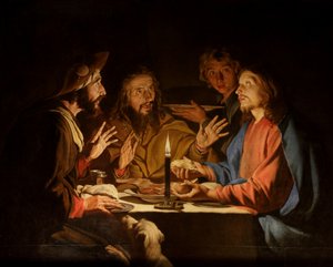 Franciául:  Emmaus-i vacsora
