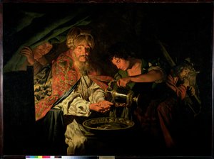 Pilátus kezet mos alkotó: Matthias Stomer