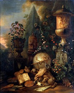Vanitas. Csendélet vázával, 17. vagy 18. század eleje