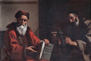 Diogenész és Platón, 1649