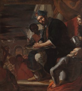Pilátus kezet mos, 1663. alkotó: Mattia Preti