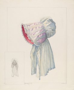 Baby Bonnet, c. 1937. alkotó: Maud M Holme