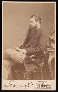 Edward Burnett Tylor portréja 1832-1917, 1872-1877 között.