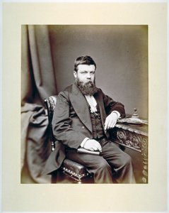 TC Fendick, a Worshipful Company of Glaziers mestere, aki mesteri jelvényt visel, c1865