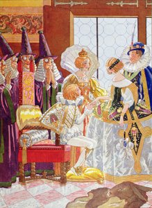 Illusztráció Charles Perrault (1628-1703) „Peau d