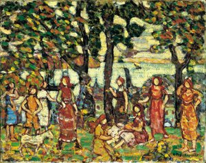 Ősz, kb. 1918-1923 alkotó: Maurice Brazil Prendergast