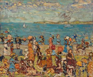 Tengerparti jelenet alkotó: Maurice Brazil Prendergast