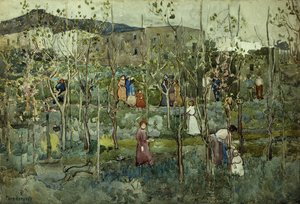 Capri, 1899 alkotó: Maurice Brazil Prendergast