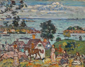 Gloucester kikötője alkotó: Maurice Brazil Prendergast