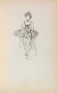 Olasz vázlatfüzet: Balerina 231. oldal, 1898-1899. alkotó: Maurice Brazil Prendergast