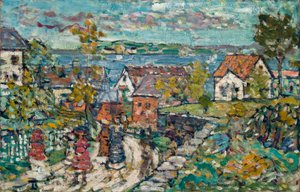 Táj (út és város) alkotó: Maurice Brazil Prendergast
