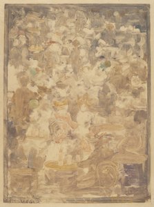 Szabadtéri kávézó, 19001905. alkotó: Maurice Brazil Prendergast