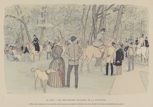 Illusztráció a Paris Brillanthoz (színes litó) alkotó: Maurice Charles Mathieu Bonvoisin