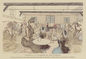 Illusztráció a Paris Brillanthoz (színes litó) alkotó: Maurice Charles Mathieu Bonvoisin