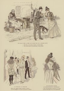 Illusztráció a Paris Brillanthoz (színes litó) alkotó: Maurice Charles Mathieu Bonvoisin