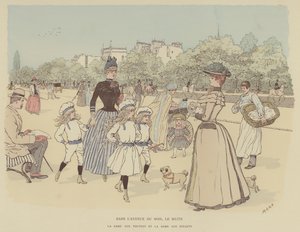 Illusztráció a Paris Brillanthoz (színes litó) alkotó: Maurice Charles Mathieu Bonvoisin