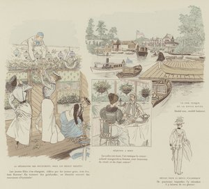 Illusztráció a Mars londoni életéhez alkotó: Maurice Charles Mathieu Bonvoisin