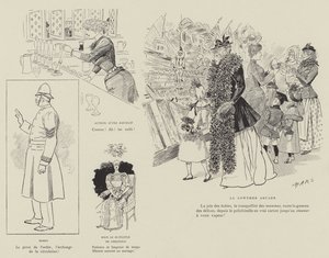 Illusztráció a Mars londoni életéhez alkotó: Maurice Charles Mathieu Bonvoisin