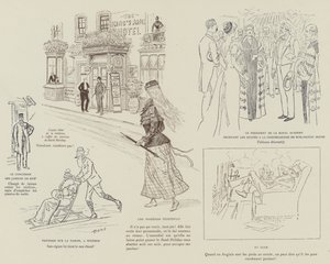 Illusztráció a Mars londoni életéhez alkotó: Maurice Charles Mathieu Bonvoisin