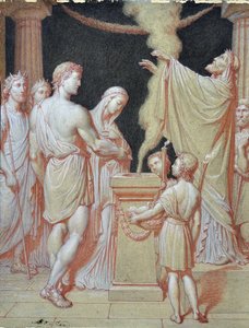 Herkules esküvője (rajz) alkotó: Maurice De Vaines