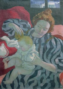 Egy anya, aki mossa a gyermekét, 1895 alkotó: Maurice Denis