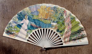 Eljegyzési rajongó, díszítette: Maurice Denis (1870-1943) 1891 alkotó: Maurice Denis
