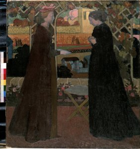 A látogatás. Maurice Denis festménye (1870-1943) alkotó: Maurice Denis