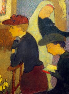 A három nő. Maurice Denis (1870-1943) festménye. Magángyűjtemény.