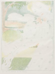 Szerelem: Pl. 8, És ez a kézsimogatás Amour: Pl. 8, Et cest la caresse de ses mains, 1898 alkotó: Maurice Denis