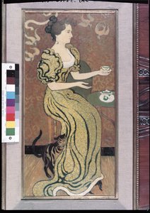 Madame Ranson és macskája, 1892 körül