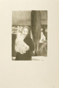 Maternite au cypres (Anya és gyermeke egy ciprusfa alatt) alkotó: Maurice Denis