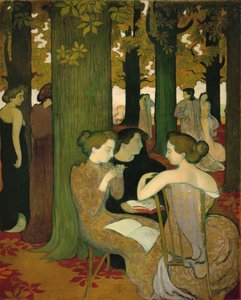 Múzsák ... (festmény vászonra) alkotó: Maurice Denis