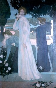 Yvonne Lerolle portréja, 1897 alkotó: Maurice Denis