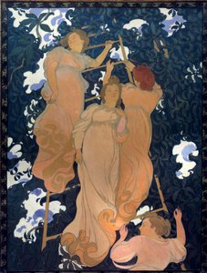 A Skála a lombban vászon kartonra ragasztott mennyezethez alkotó: Maurice Denis