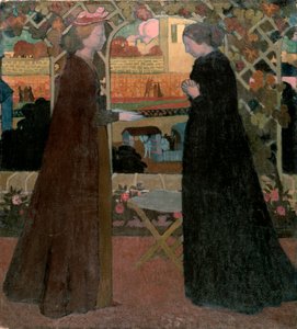 A látogatás, 1894. alkotó: Maurice Denis