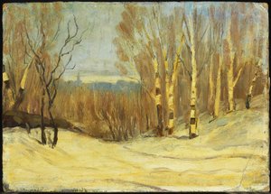 Tél Montreal mellett, 1896 körül (olaj, karton)