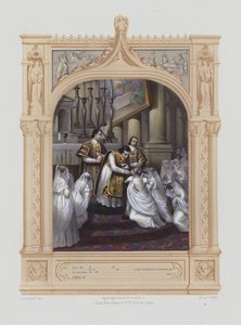 Elsőáldozás (akvatinta) alkotó: Maurice Leloir