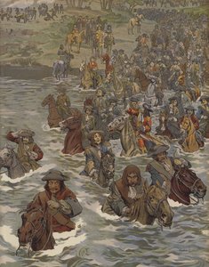 francia hadsereg átkel a Rajnán alkotó: Maurice Leloir