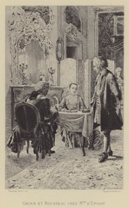 Grimm és Rousseau Madame d