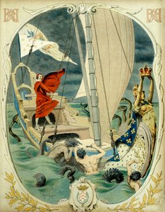 Franciaország története: Richelieu bíboros allegorikus ábrázolása (Armand Jean du Plessis alkotó: Maurice Leloir