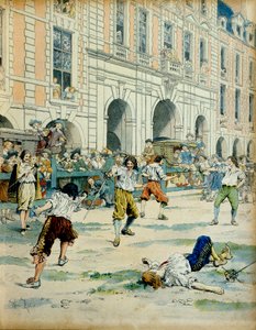 Franciaország története: Richelieu bíboros (Armand Jean du Plessis) új szerkesztése (törvény). alkotó: Maurice Leloir