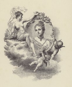 Manon Lescaut illusztrációja (metszet) alkotó: Maurice Leloir