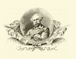 Illusztráció a három testőrhöz (metszet) alkotó: Maurice Leloir
