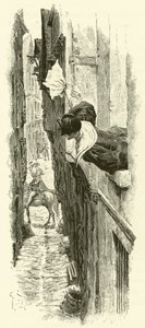 Illusztráció a három testőrhöz (metszet) alkotó: Maurice Leloir