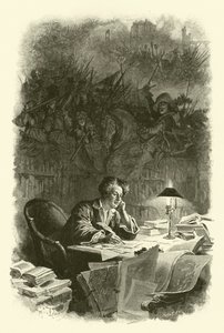 Illusztráció a három testőrhöz (metszet) alkotó: Maurice Leloir