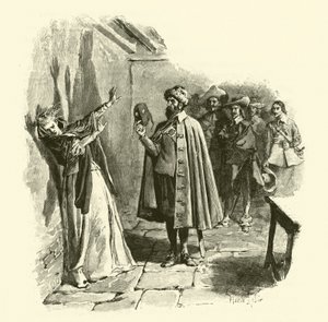Illusztráció a három testőrhöz (metszet) alkotó: Maurice Leloir